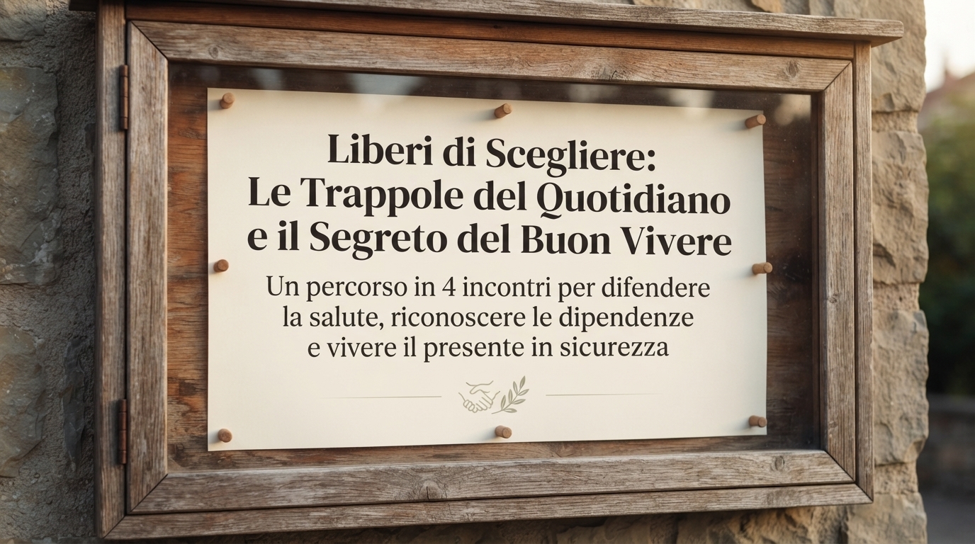 Insegna del progetto Liberi di Scegliere
