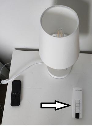 Tenda oscurante con telecomando